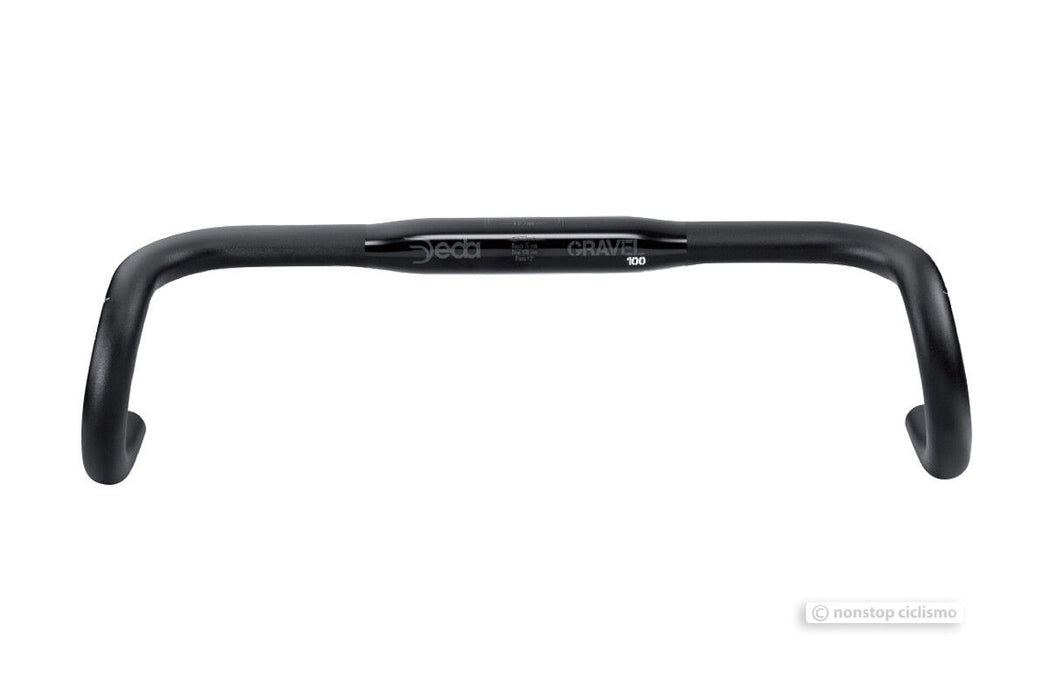 NEW Deda Elementi GRAVEL100 Alloy 31.7 Gravel Bike Handlebar : BLACK ON BLACK