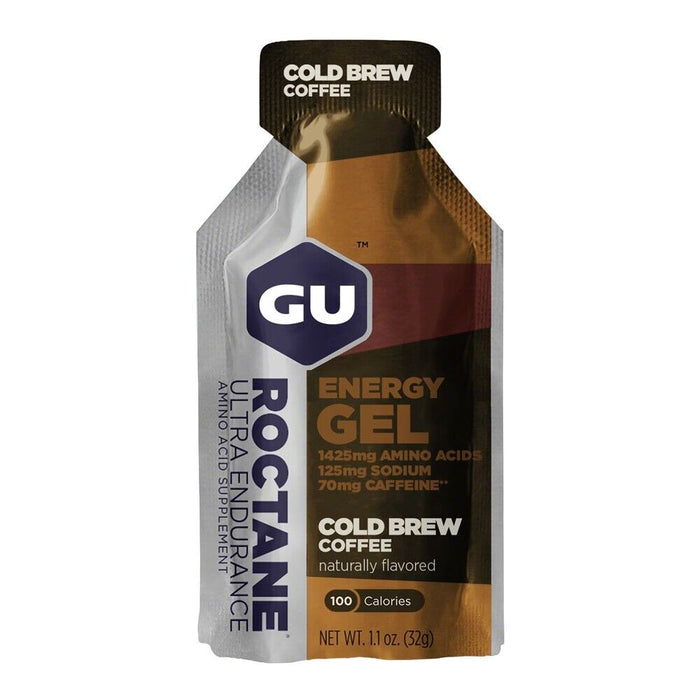 GU ROCTANE ENERGY GEL : COLD BREW COFFEE - Box of 24