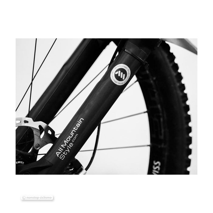 All Mountain Style HONEYCOMB FORK Guard Protection BLACK/SILVER
