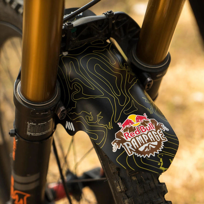 All Mountain Style MUDGUARD Front Fender : RED BULL RAMPAGE YELLOW