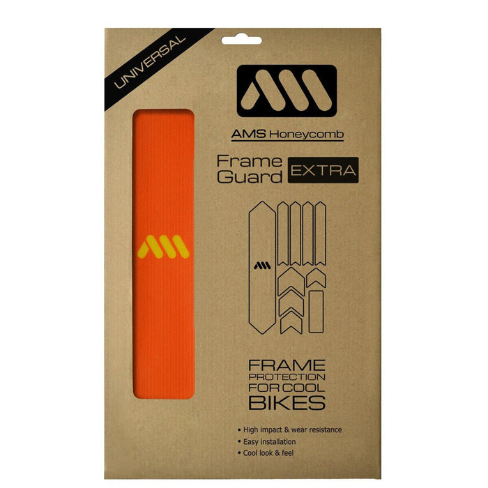 All Mountain Style HONEYCOMB EXTRA Frame Guard Protection : ORANGE/YEL