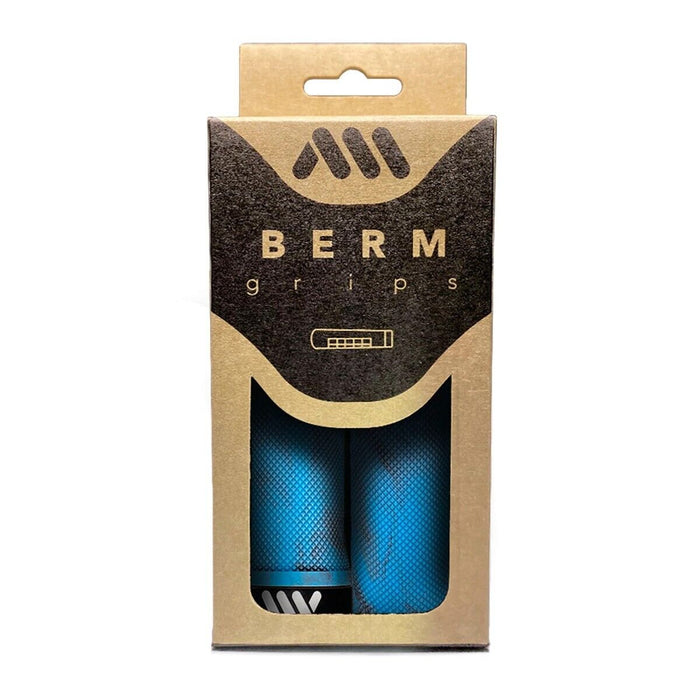 All Mountain Style BERM Handlebar Grips : BLUE CAMO