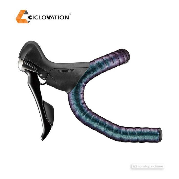 Ciclovation LEATHER TOUCH AURORA Handlebar Tape : BLUE