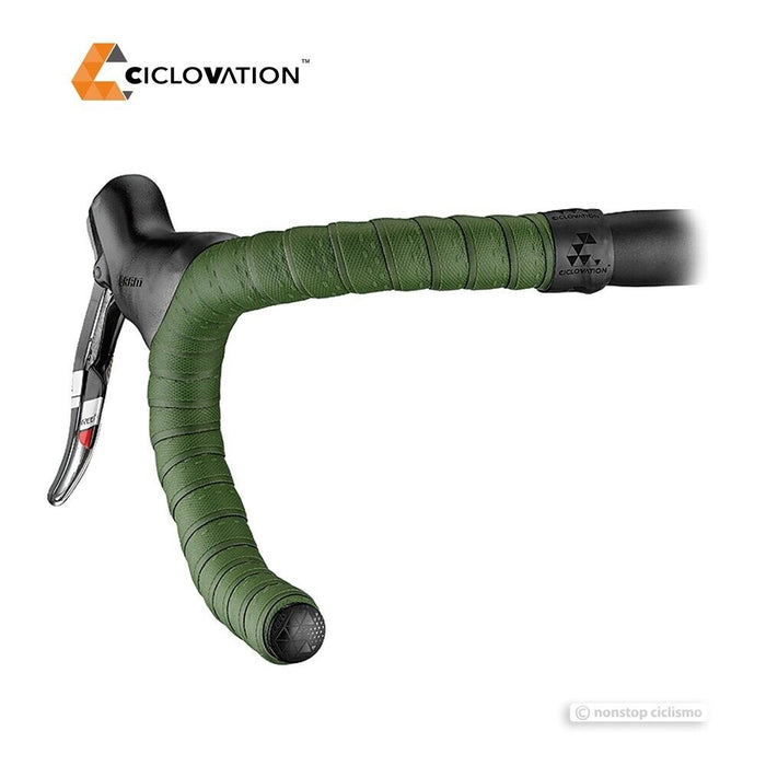 Ciclovation GRIND TOUCH Handlebar Tape : KALE GREEN
