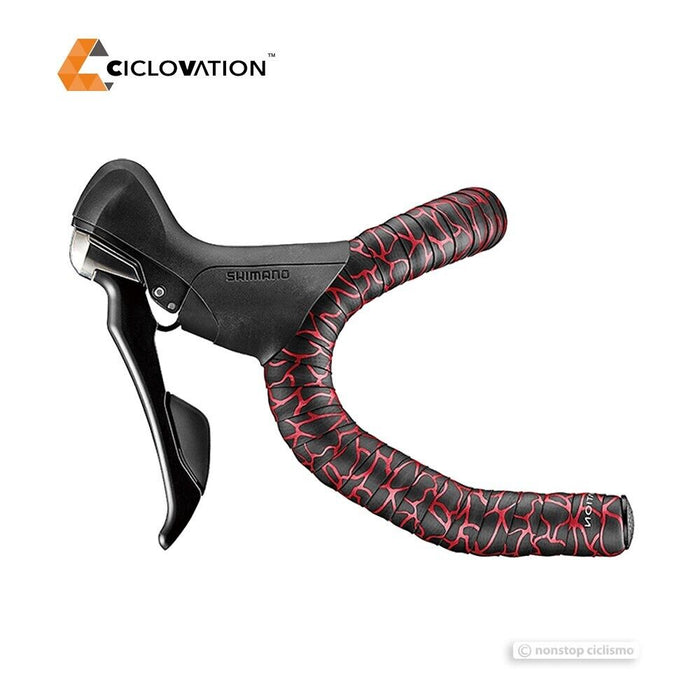 Ciclovation LEATHER TOUCH MAGMA Handlebar Tape : FLAME RED