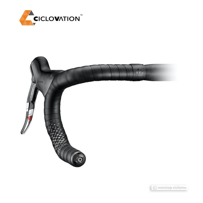Ciclovation LEATHER TOUCH FUSION Handlebar Tape : METALLIC GREY