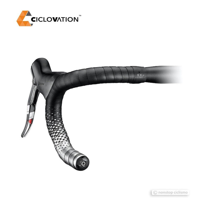 Ciclovation LEATHER TOUCH FUSION Handlebar Tape : METALLIC SILVER