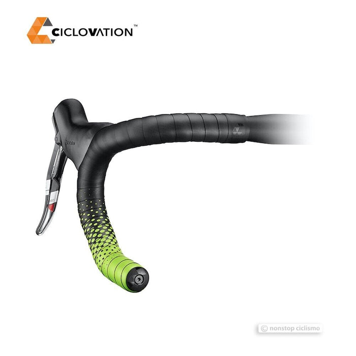 Ciclovation LEATHER TOUCH FUSION Handlebar Tape : NEON GREEN