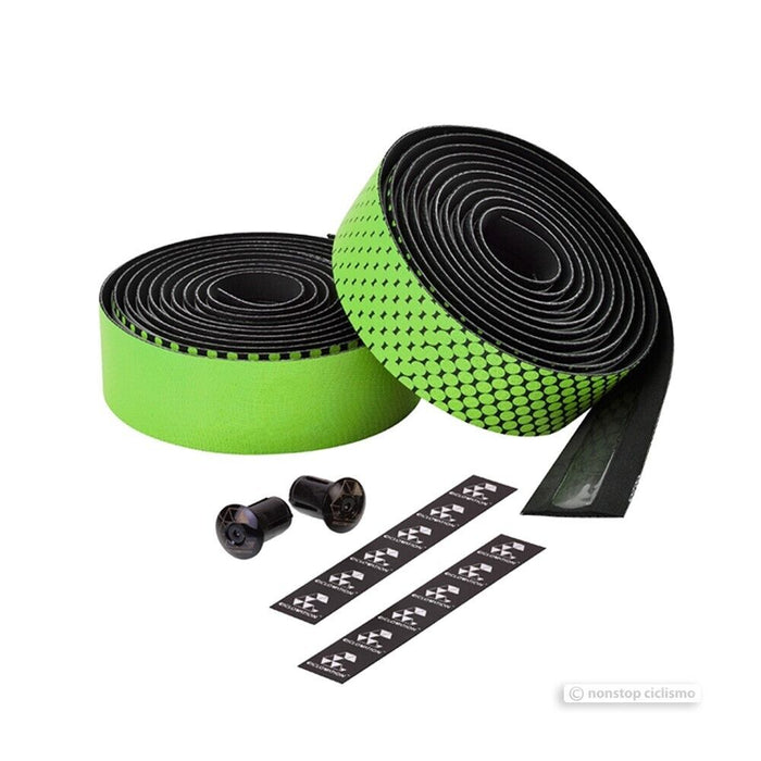 Ciclovation LEATHER TOUCH FUSION Handlebar Tape : NEON GREEN