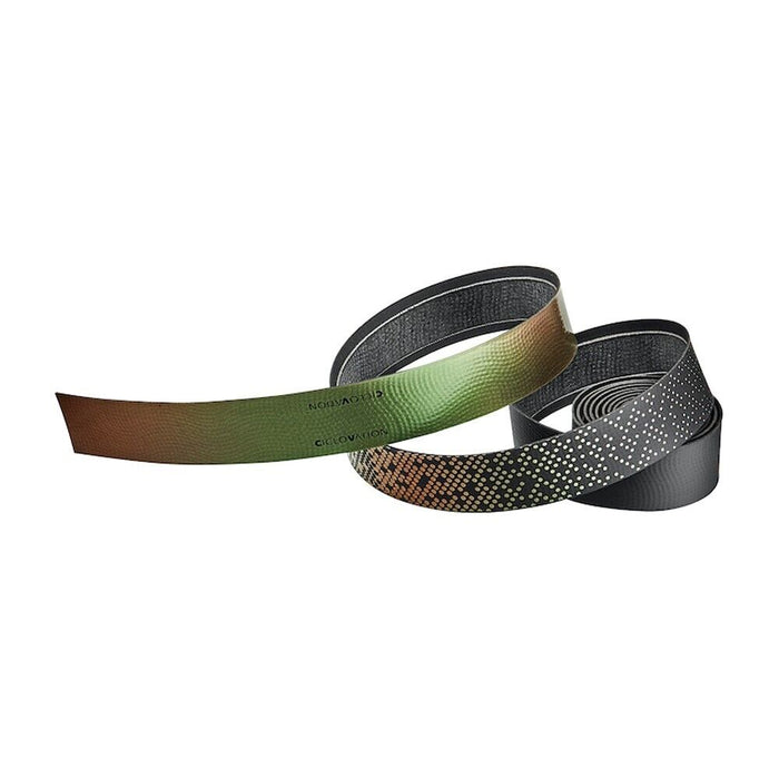 Ciclovation LEATHER TOUCH CHAMELEON Handlebar Tape : AMBER GREEN