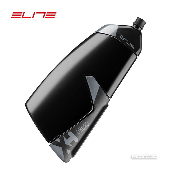 Elite KIT CRONO CX FRP Aero Water Bottle & Cage : BLACK
