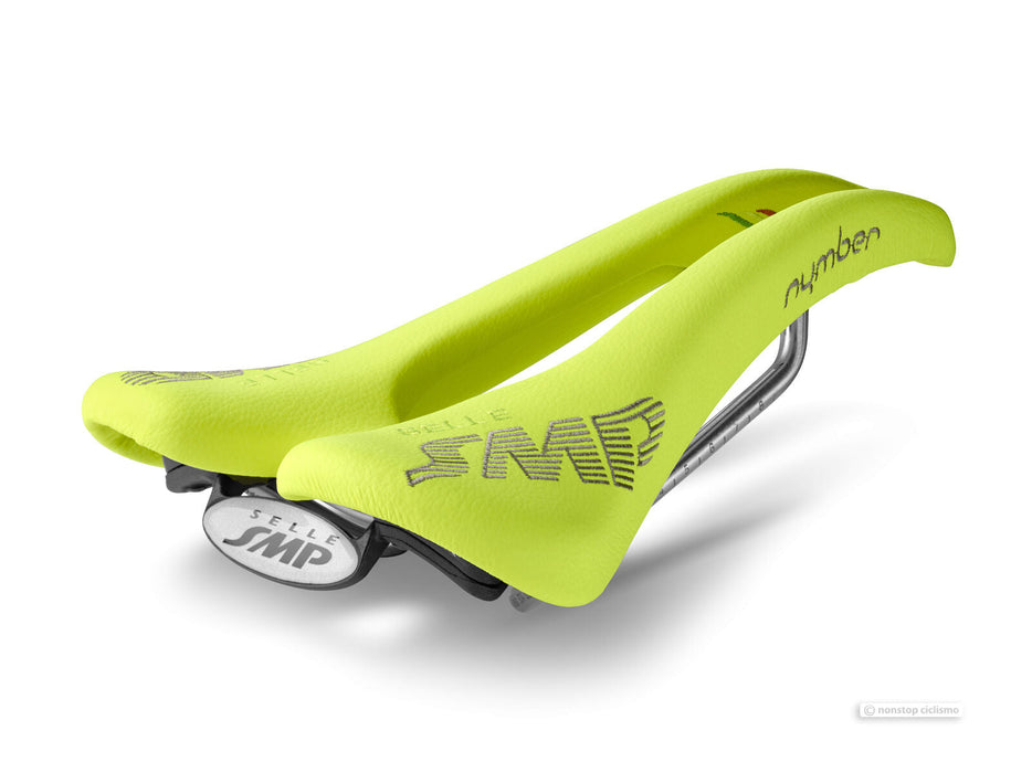Selle SMP NYMBER Saddle : YELLOW FLUO