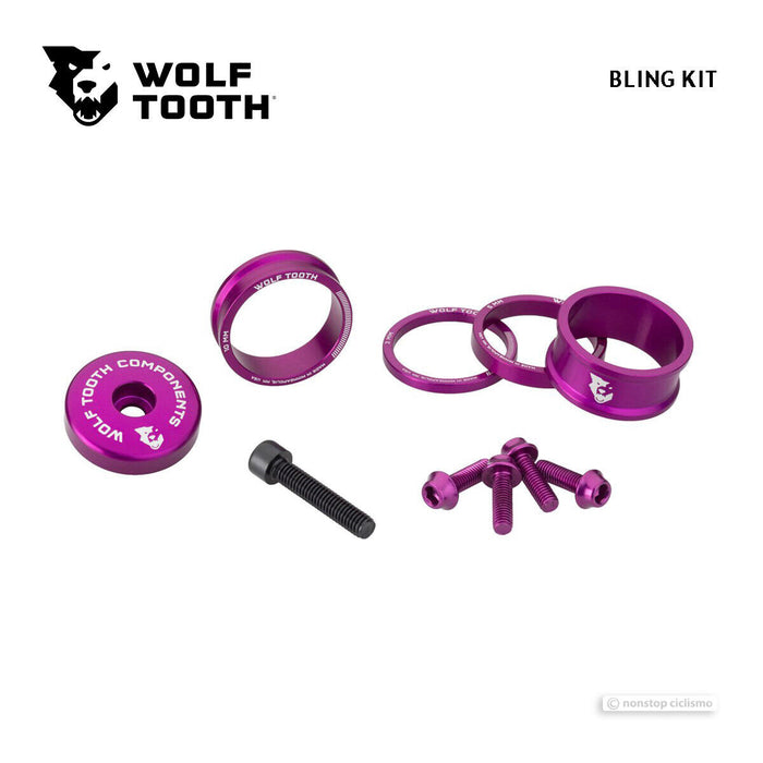 Wolf Tooth BLING KIT : Anodized PURPLE
