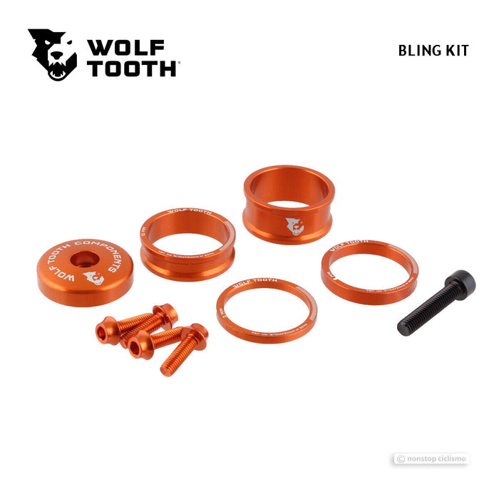 Wolf Tooth BLING KIT : Anodized ORANGE