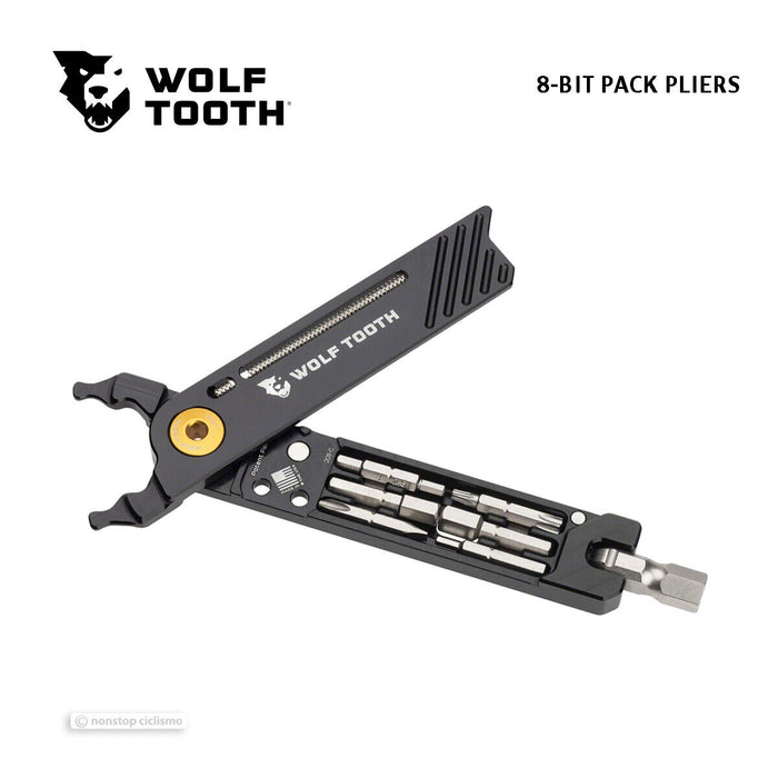 Wolf Tooth 8-BIT PACK PLIERS : BLACK/GOLD