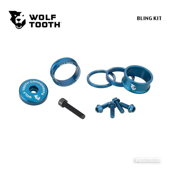 Wolf Tooth BLING KIT : Anodized BLUE