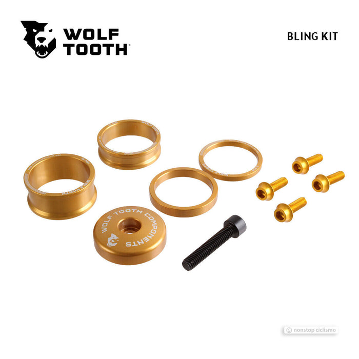 Wolf Tooth BLING KIT : Anodized GOLD