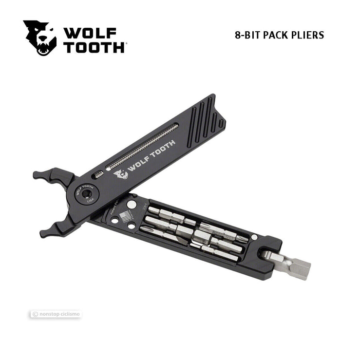 Wolf Tooth 8-BIT PACK PLIERS : BLACK/BLACK