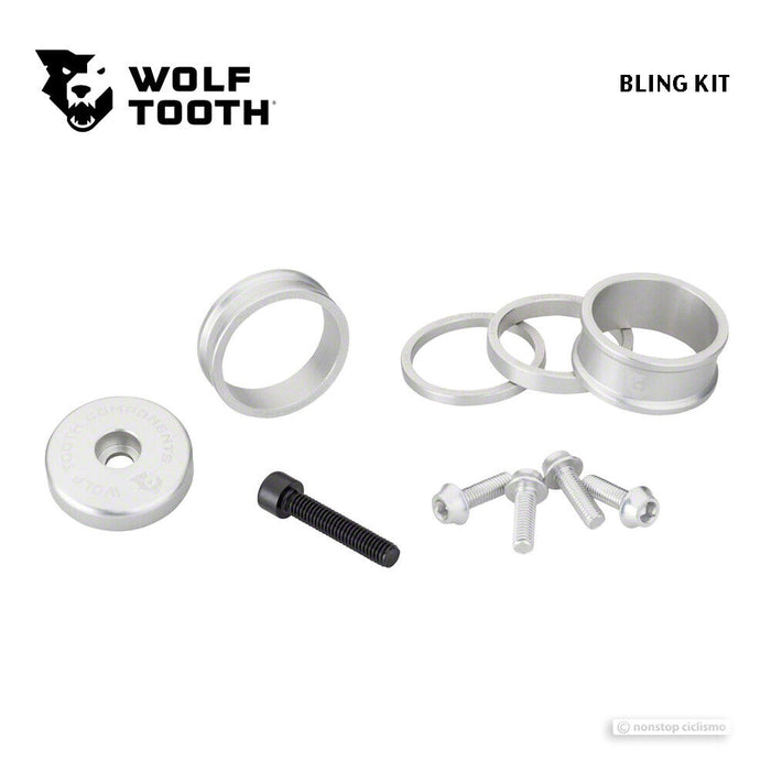 Wolf Tooth BLING KIT : Anodized SILVER