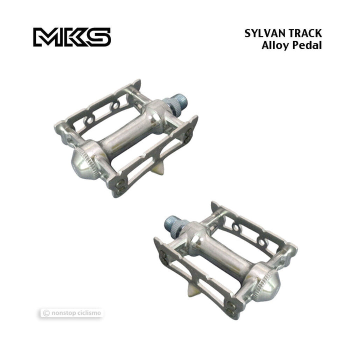 MKS SYLVAN TRACK Platform Pedals : SILVER
