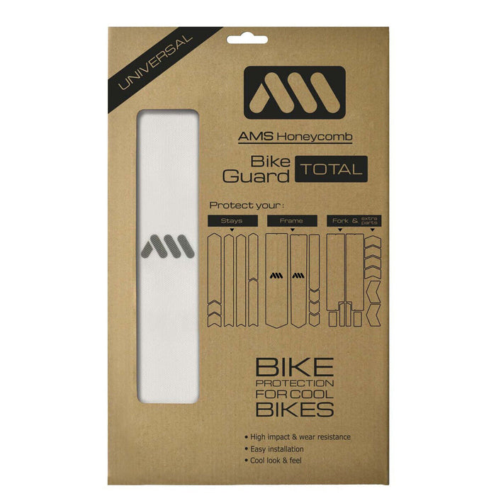 All Mountain Style HONEYCOMB TOTAL Frame Guard Protection : CLEAR/SILVER