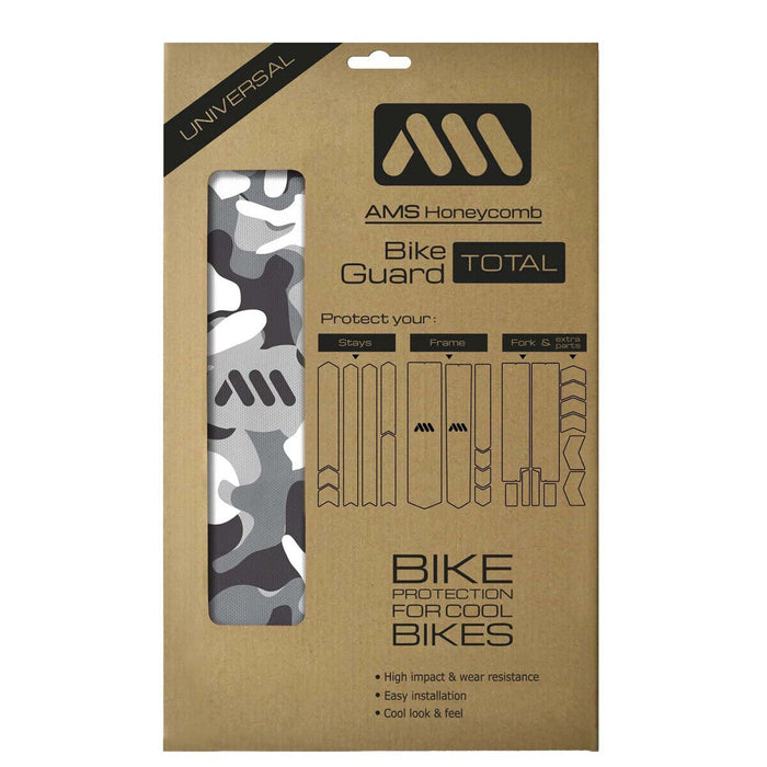 All Mountain Style HONEYCOMB TOTAL Frame Guard Protection : CLEAR/CAMO