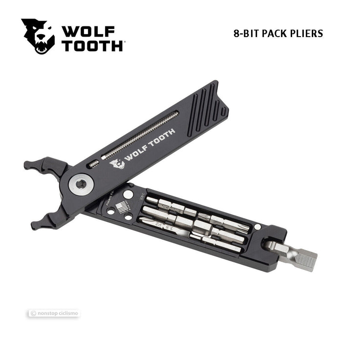 Wolf Tooth 8-BIT PACK PLIERS : BLK/GUNMETAL