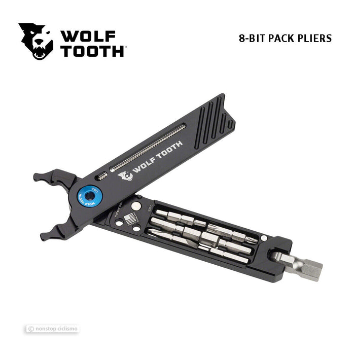 Wolf Tooth 8-BIT PACK PLIERS : BLACK/BLUE