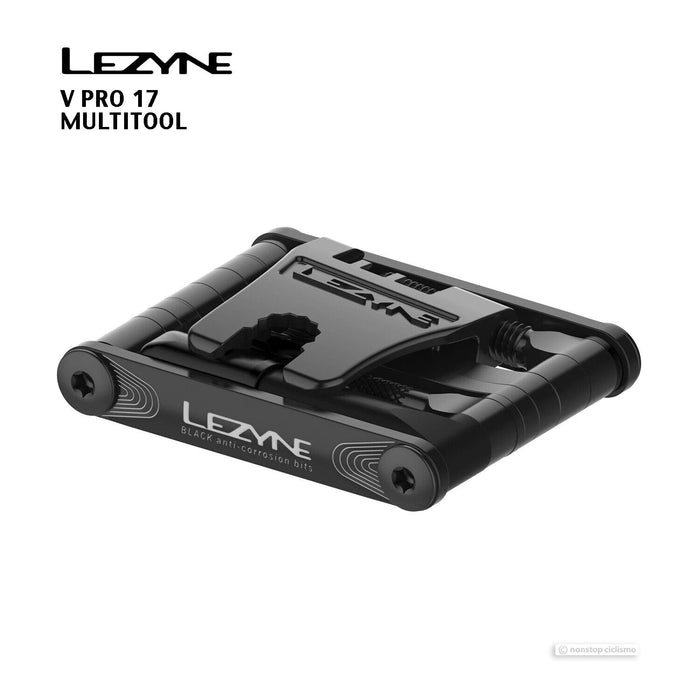 LEZYNE V PRO 17 Hex Torx Screwdriver Bicycle Multi-Tool : BLACK