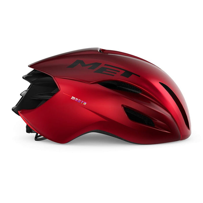MET MANTA MIPS Aero Road Helmet : RED METALLIC