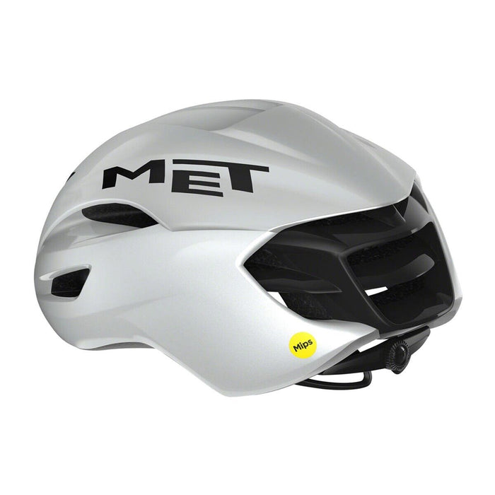 MET MANTA MIPS Aero Road Helmet : WHITE HOLOGRAPHIC/GLOSSY