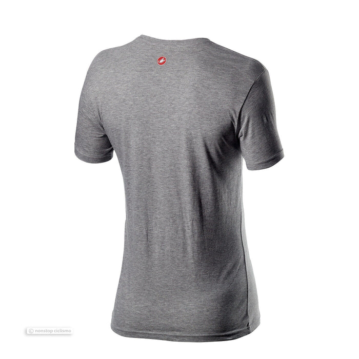Castelli LOGO T-Shirt : MELANGE GREY