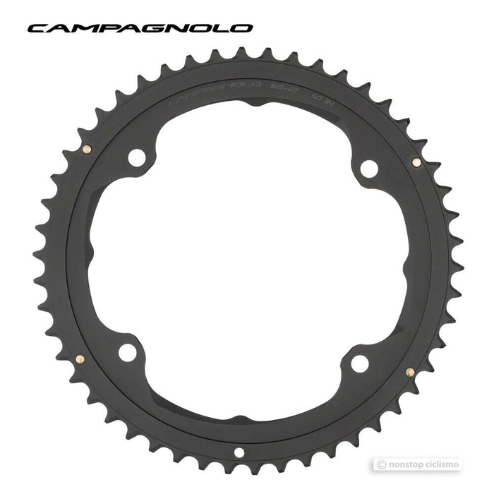 Campagnolo RECORD 4-Arm 12 Speed Outer Chainring : 50T FC-RE950