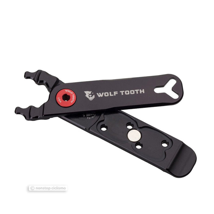 Wolf Tooth MASTER LINK COMBO PLIERS : BLACK/RED