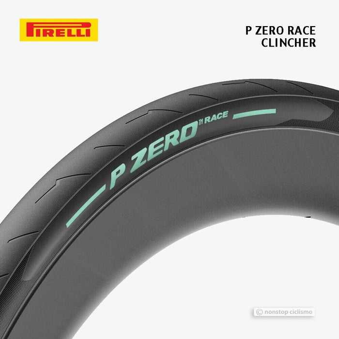 Pirelli P ZERO RACE Clincher Tire : 700x26 mm CELESTE LABEL