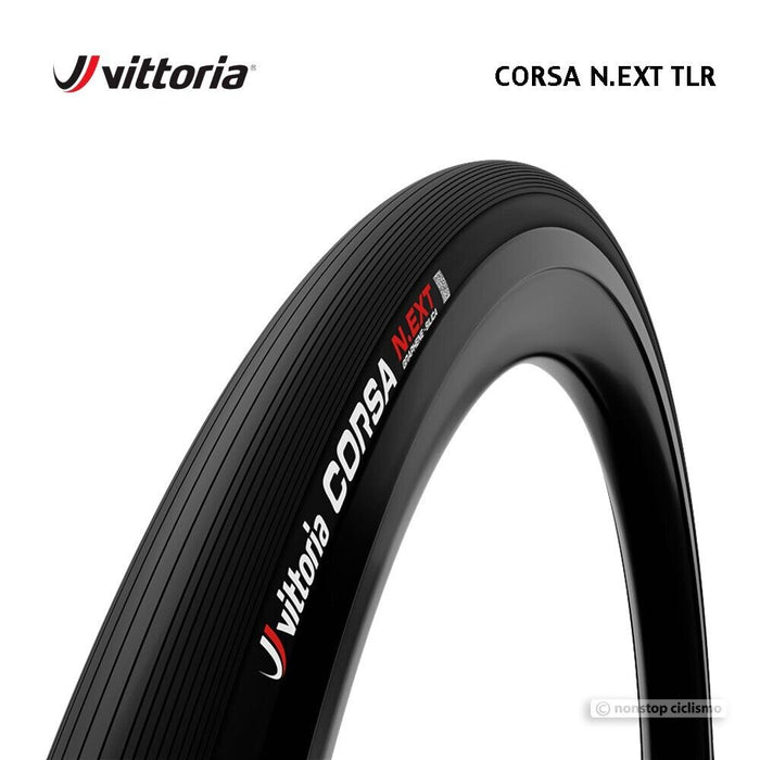 Vittoria CORSA N.EXT TLR G2.0 Tubeless-Ready Road Tire : 700x26 mm BLACK