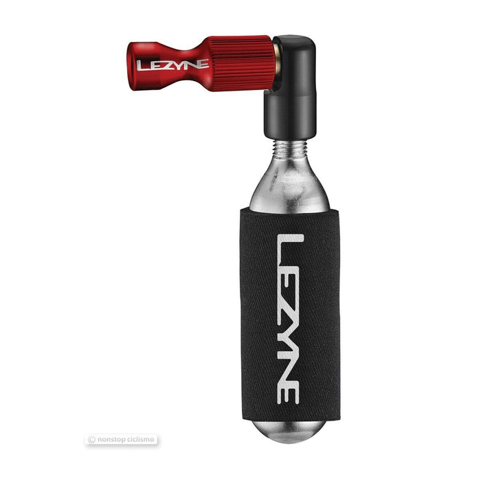 Lezyne TRIGGER DRIVE CO2 Inflator W/16g Cartridge : RED