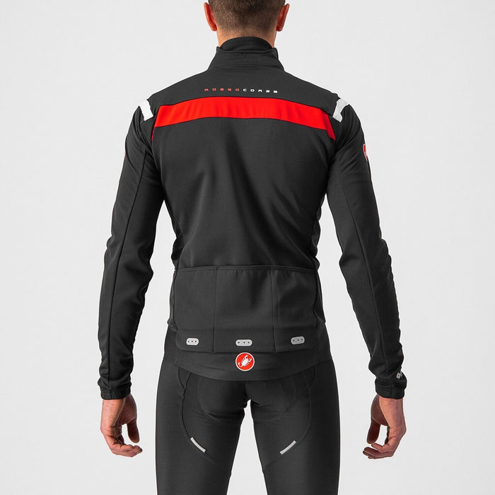 CASTELLI ALPHA ROS LIGHT JACKET LIGHT BLACK/WHITE — Nonstop