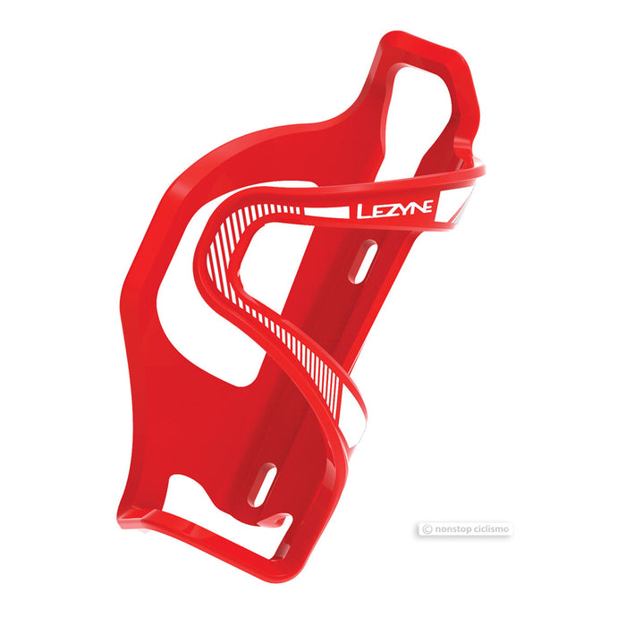 Lezyne FLOW SL ENHANCED Water Bottle Cage : RED