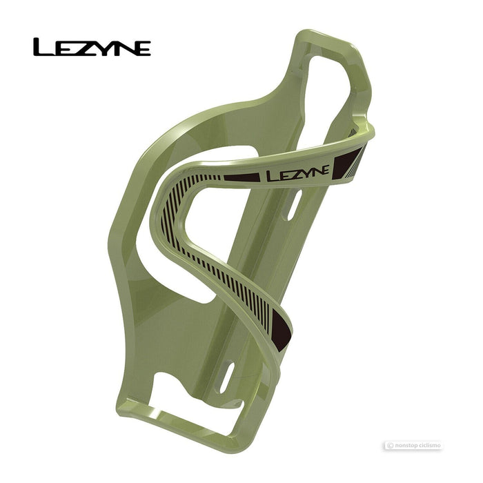 Lezyne FLOW SL ENHANCED Water Bottle Cage : ARMY GREEN