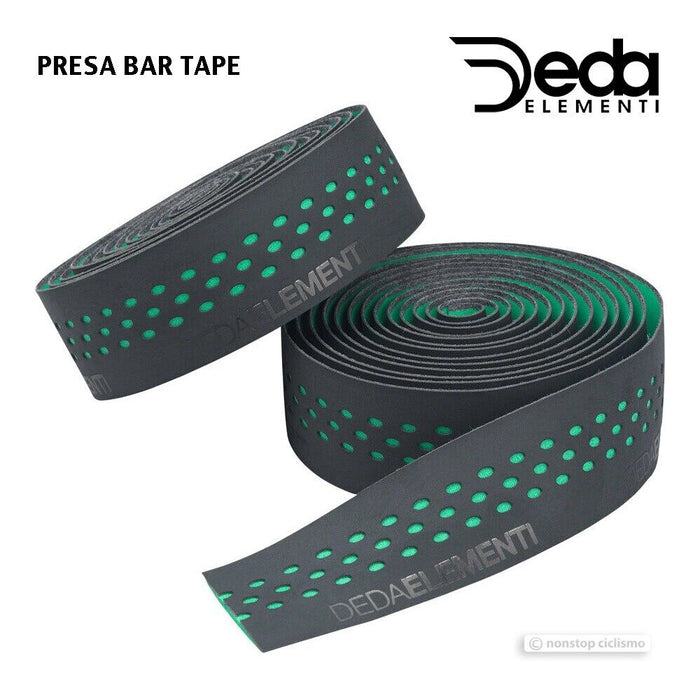 Deda Elementi PRESA Handlebar Tape : BLACK/GREEN