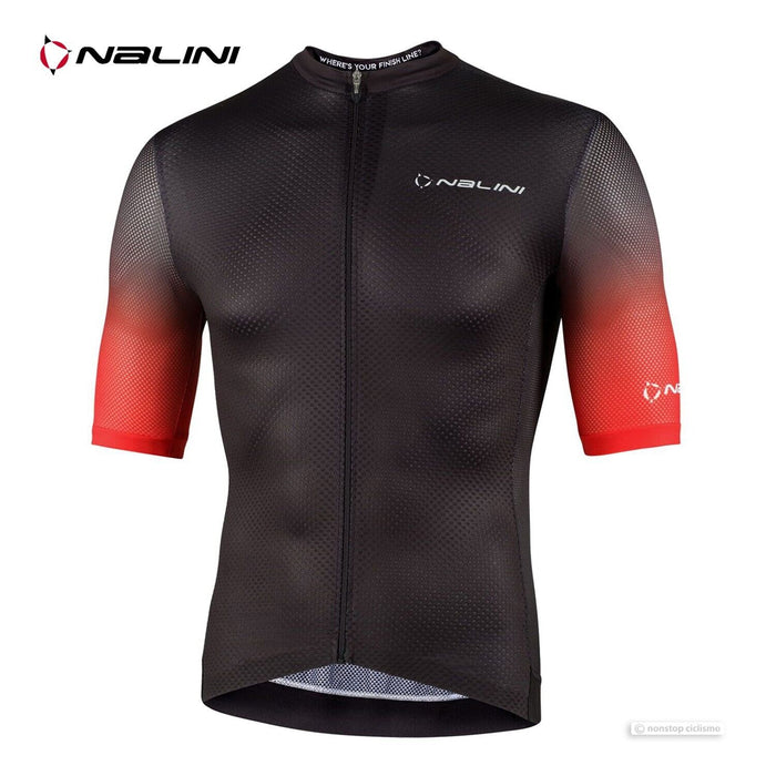 Nalini ERGO MESH Short Sleeve Jersey : BLACK/RED