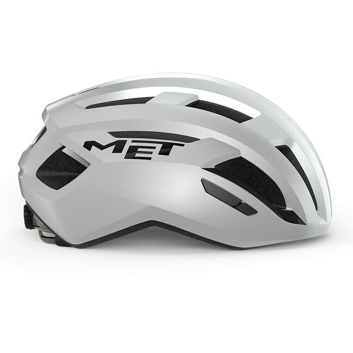 MET VINCI MIPS Road Helmet : WHITE/SILVER MATTE