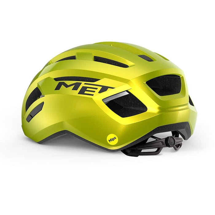 MET VINCI MIPS Road Helmet : LIME YELLOW METALLIC