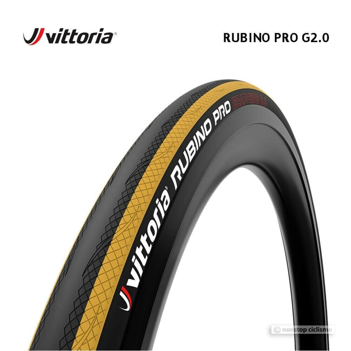 Vittoria RUBINO PRO G2.0 Clincher 700 x 25C : BLACK/YELLOW