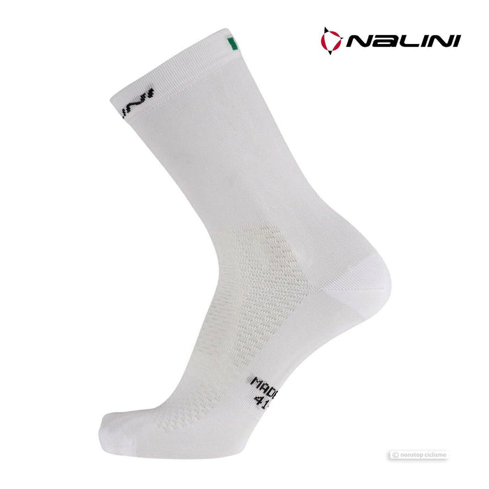 Nalini VELA Lightweight Cycling Socks : WHITE