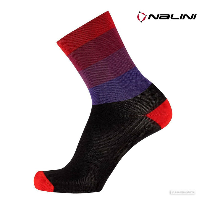 Nalini MOINES Cycling Socks : BLACK/RED