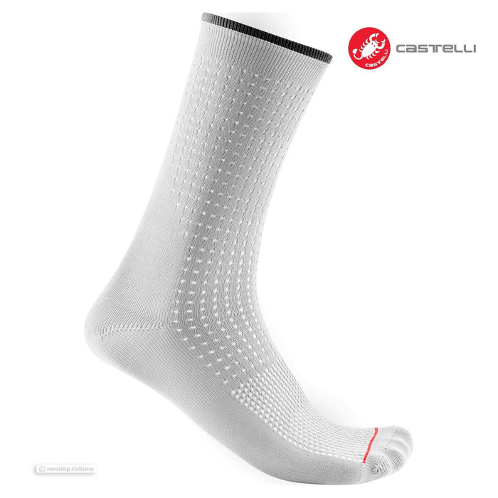 Castelli PREMIO 18 Cycling Socks : WHITE
