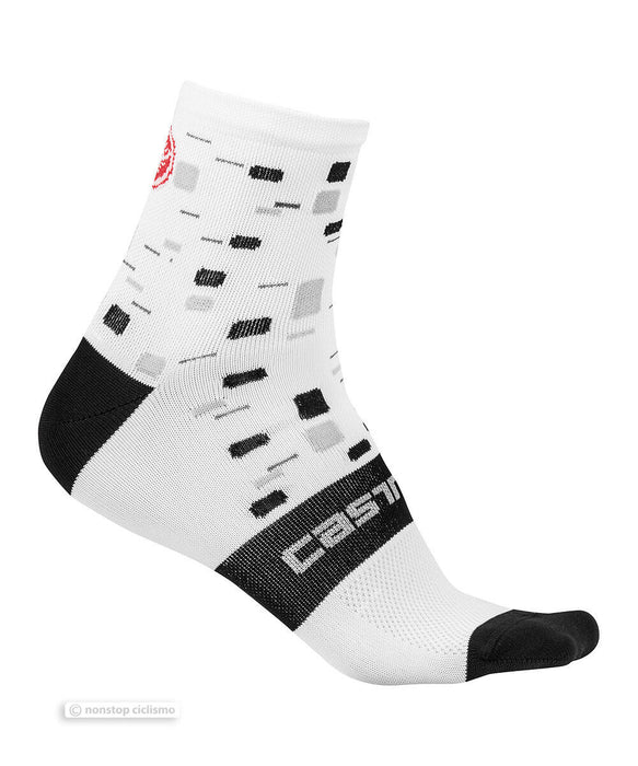 Castelli CLIMBER'S W Womens Cycling Socks : WHITE - One Pair