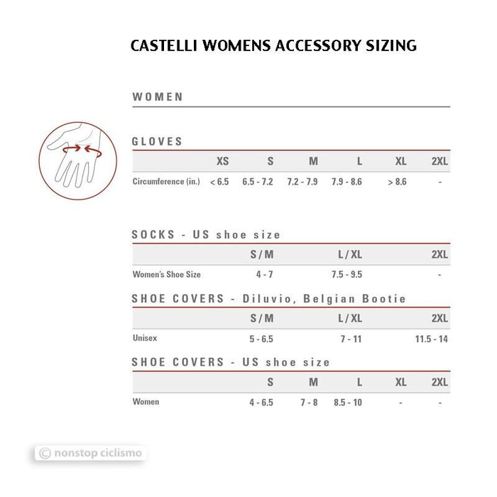 Castelli ROUBAIX GEL 2 Womens Gloves : HIBISCUS